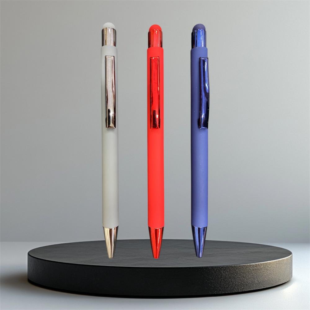 large_rubber-touch-tukenmez-kalem-17026-2 Rubber Touch Tükenmez Kalem - 17026 - Görsel 1